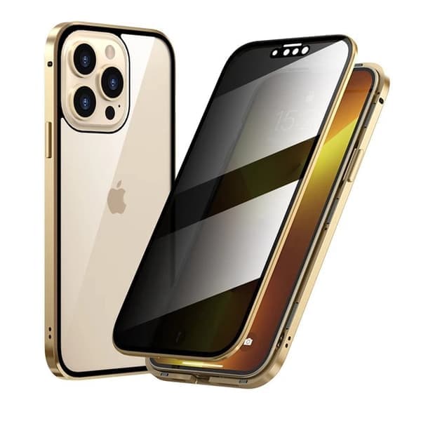 Etui til iPhone 14 Pro Klar Klar Gull Noz35687