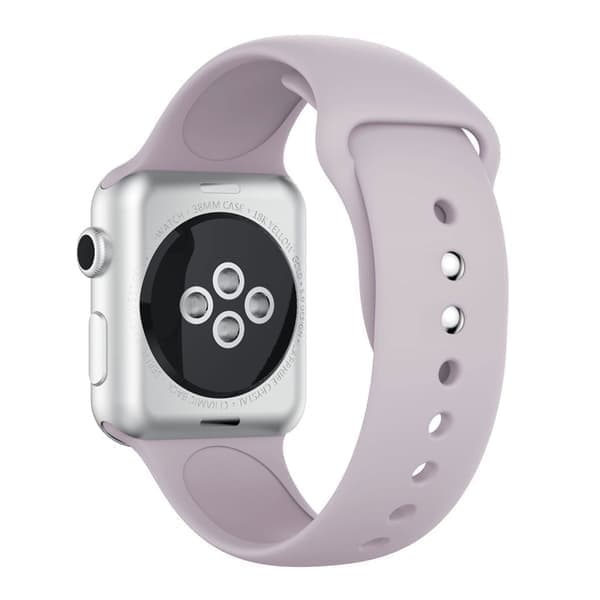 Apple Watch Series 4 40mm Silikonerem - Lys Lilla