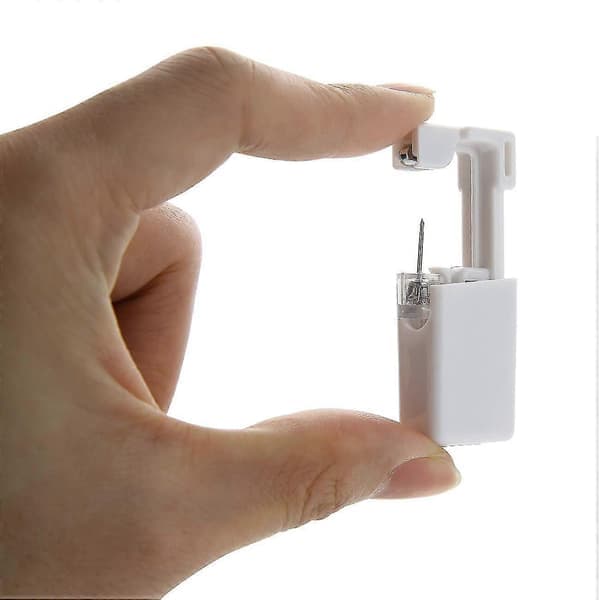 2-pack självörhängespistol, engångsörhängessats, säker örhängespistol