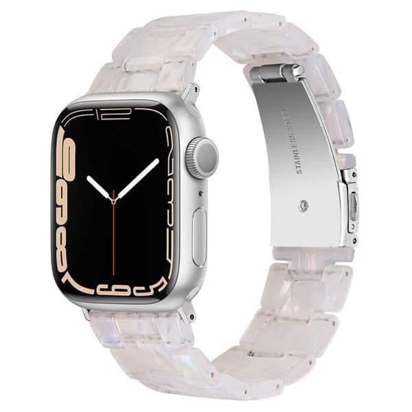 Apple Watch (45 mm) resinurrem - Seashell White Hvid