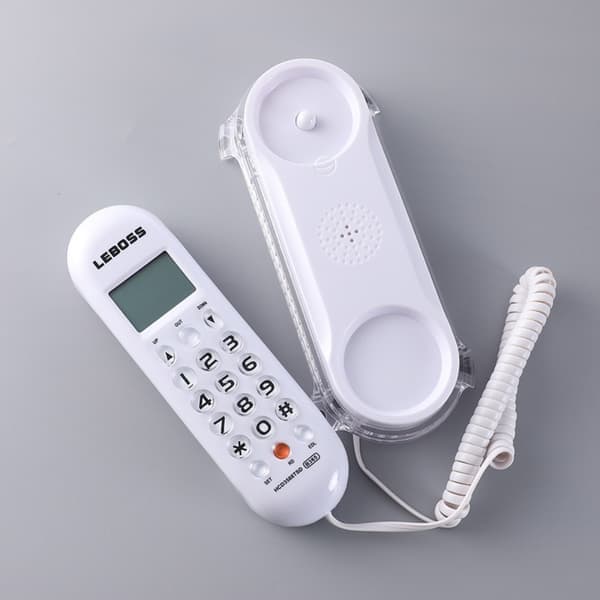 Telefon med ledning RØD Rød Red