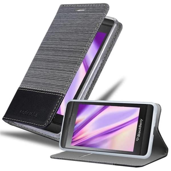 Beskyttelsesetui til Blackberry Z10 i GRÅ SORT MØRKEGRÅ