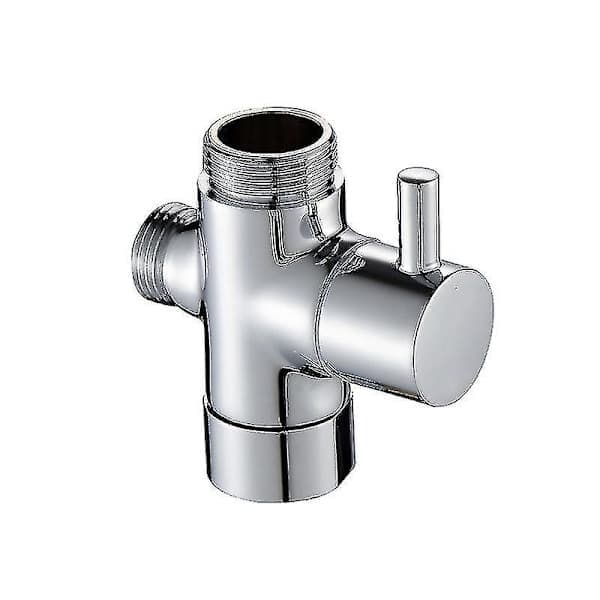 Omskifterventil Badekar Brusebad 3-vejs Omskifterventil Massiv Messing G 1/2 Tomme Bruseadapter Ventilafbryder