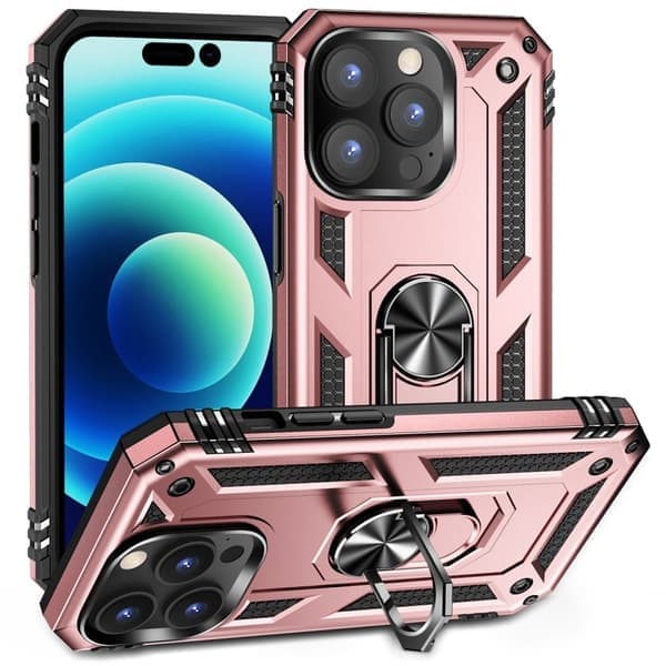 Bofink Combat iPhone 14 Pro Max deksel - Rosa Rosa