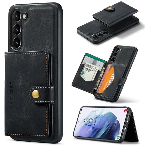 Samsung Galaxy S23 - Etui Kortholder 4 Kortpladser Sort Svart