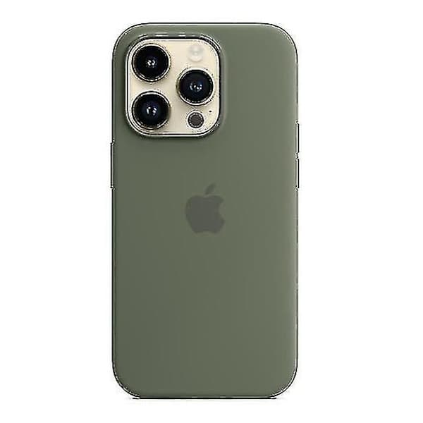 Silikonskal till iPhone 14 Pro Oliv Olive