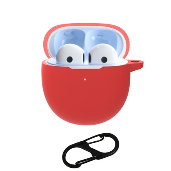OnePlus Nord Buds CE Silikonfodral med Spänne - Röd Röd