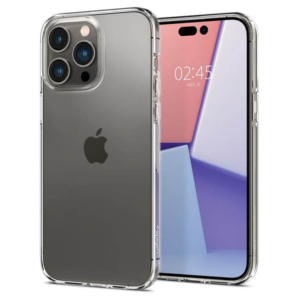 Spigen Liquid Crystal - Deksel til iPhone 14 Pro (Gjennomsiktig)