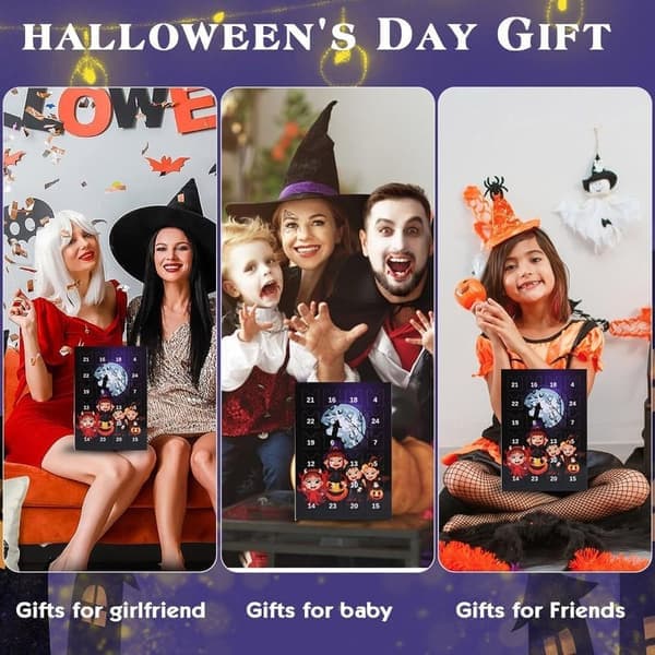 Adventskalender Halloween Presentförpackning Halloween Blind Box