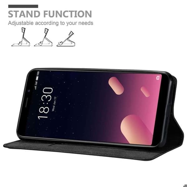 Etui til MEIZU M6S etui i BLACK NIGHT Sort
