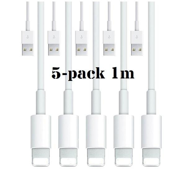 5-pack - Laddkabel Lightning iPhone - Laddare