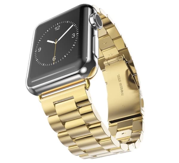 Apple Watch 38mm - Elegante lenker i rustfritt stål sølv silver