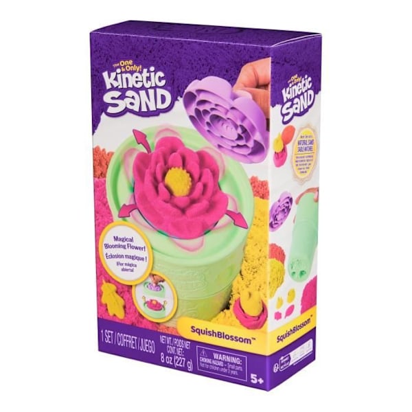 SPIN MASTER FLEUR MAGIQUE SQUISHBLOSSOM 227 G Kinetisk Sand Flerfärgad