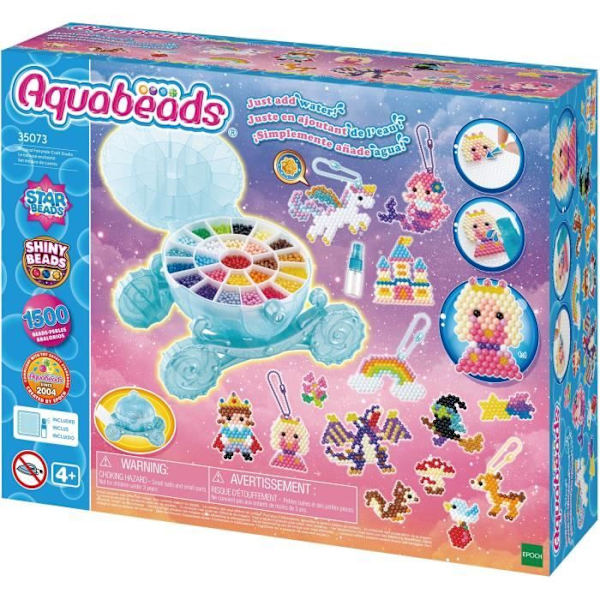 Lumottu vaunu - AQUABEADS - 35073 - 1500 helmeä maagisiin luomuksiin Flerfärgad