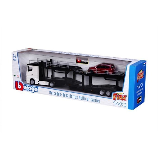 BURAGO StreetFire Car Truck Mercedes Benz Actors Metal 1/43rd Scale