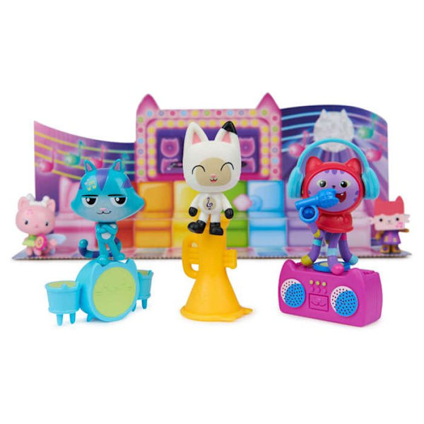 Gabby's Dockhus chat musikset figurer + tillbehör