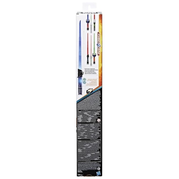 Mandalorian elektronisk lyssværd Sort sabel, Star Wars Lightsaber Forge Kyber Core, legetøj til børn, fra 4 år Flerfärgad