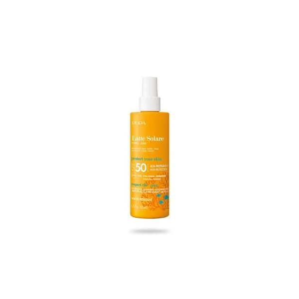 PUPA MILANO SOLCREMÆLK SPF 50 solbeskyttelsesmælk - Ansigt og krop - Spray - 200 ml