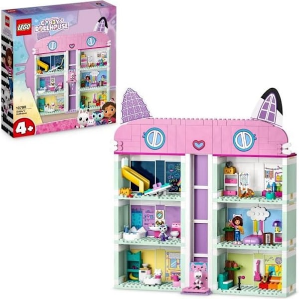 LEGO® 10788 Gabbys magiske hus, dukkehuslegetøj med minifigurer Flerfärgad