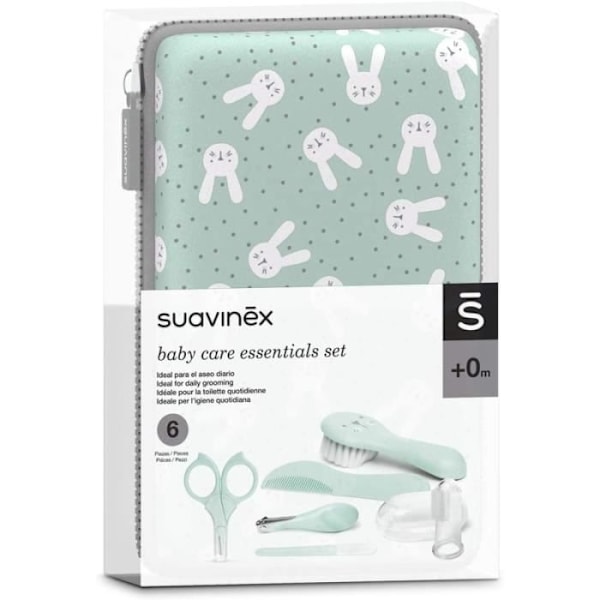 Toalettilaukku - Suavinex - 401211 - Hygge Design - Vihreä väri - Vauvalle Grön