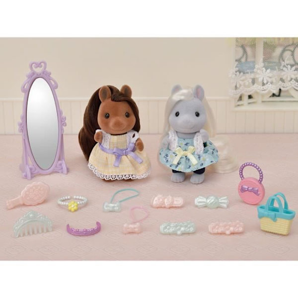 Sylvanian Families - Poniystävät ja heidän muotoilusarjansa Flerfärgad