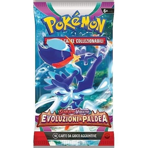 SCARLET AND LILA EVOLUTION - POKEMON - Italienskt paket - Lila färg - Blandat - Random Artwork