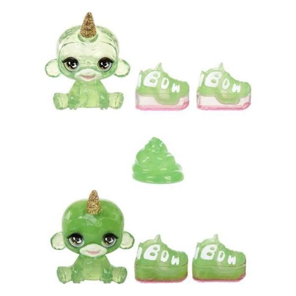 Rainbow High Fashion Doll with Slime Kit og Pet - Jade (Grøn) - 28cm Glitter Doll with Slime Kit Grön