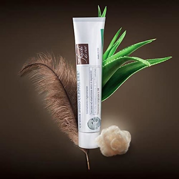 Fiocchi di Riso - CLEMULINA bröstkräm - 15 ml - SKÄRM - Lyfter och elasticerar brösten och terailen, förhindrar irritation och