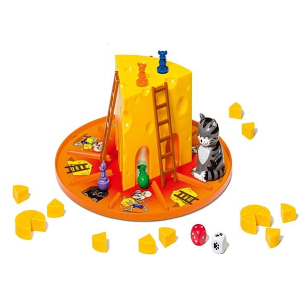 Ravensburger - 24558 - Brädspel Katt och Mus för Barn från 4 År - 2 till 4 Spelare - Gåvor för Barn