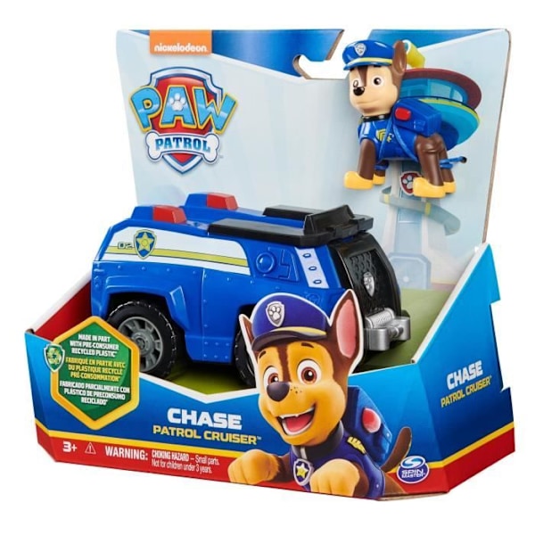 SPIN MASTER VEHICLE + CHASE FIGURINE Paw Patrol