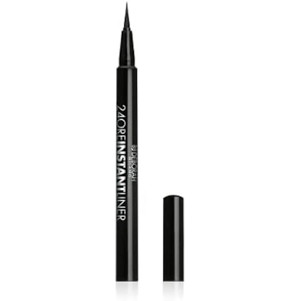 Eyeliner - DEBORAH - 24Ore Eyeliner Instant Liner - Svart - Vattentät - Långvarig svart