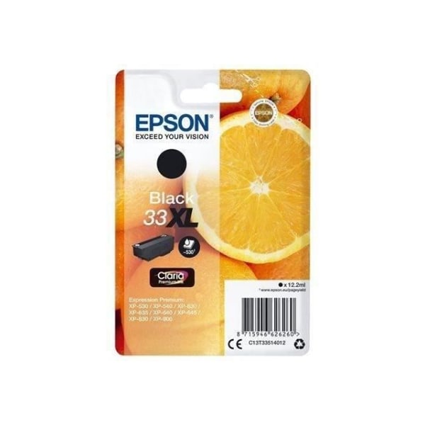 EPSON T3351 XL bläckpatron svart - orange (C13T33514012)