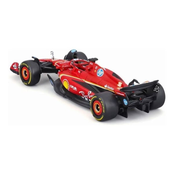 Pienoismalli - Bburago - Ferrari F1 Team SF24 - Punainen - 1/43 - Charles Leclerc Röd