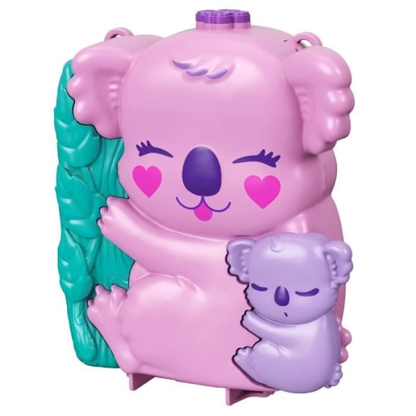 Koala Adventures Box - POLLY POCKET - Minidocka - Från 4 år - 5 djur ingår Flerfärgad