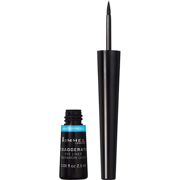 RIMMEL Eyeliner Exaggerate Waterproof - 003 musta sort