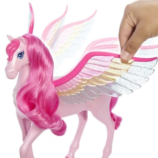 Barbie® - Rosa Pegasus ljud och ljus - Barbie A Touch of Magic HLC40 Box Flerfärgad