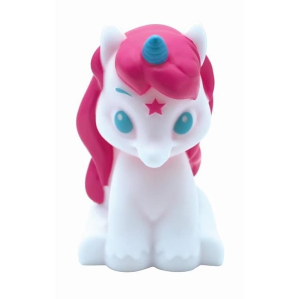 3D natlys med farvevariation Unicorn design Ca. 13 cm