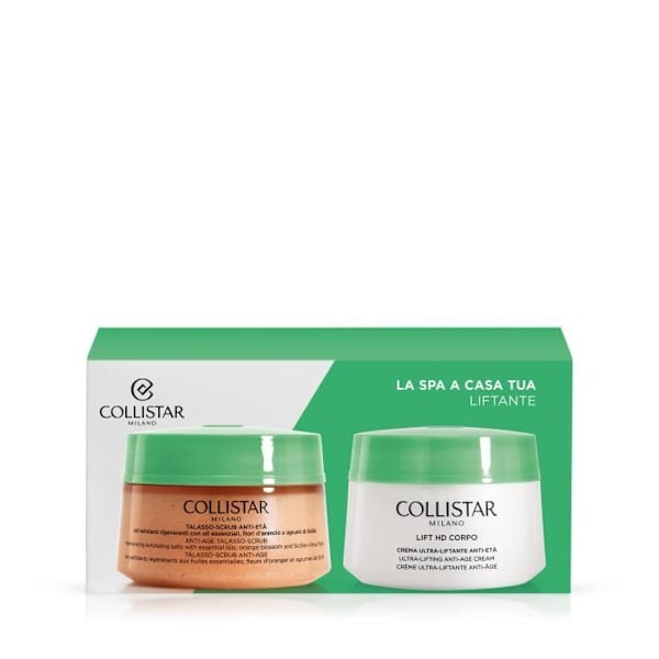 Kroppsskrubb + Kroppskräm - Collistar - Anti-aging - Exfoliering - Uppstramande - Återfuktande