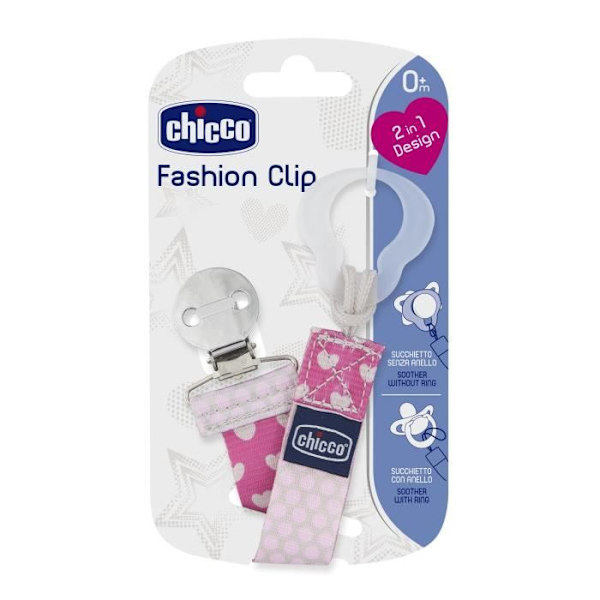 Chicco Universal Ribbon Nappklämma Rosa