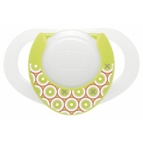 CHICCO Physio Active Silicone Soother Fluo 0m+