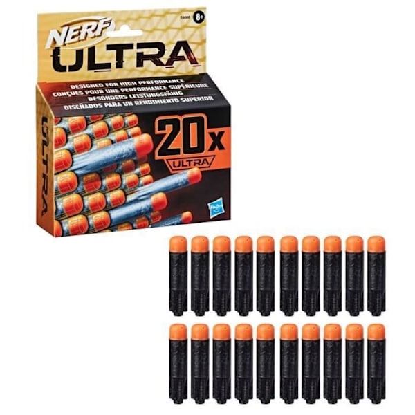 Nerf - Täyttö 20 tikkaa - Yhteensopiva vain Nerf Ultra Blastersin kanssa Flerfärgad