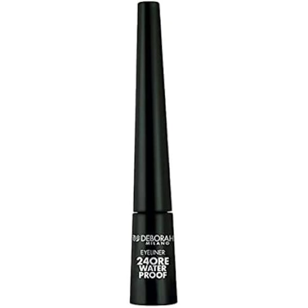Flytande Eyeliner - DEBORAH - 24 timmar Vattentät - Ultra Precisionsspets - Svart färg - Kladdfri Svart