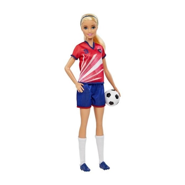 Barbie - Barbie Fodboldspiller - Dukke Model - Fra 3 år Flerfärgad