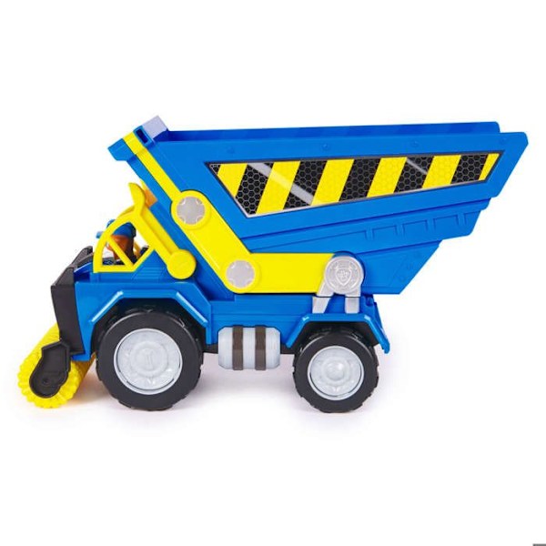 Paw Patrol Rubble ja hänen tiiminsä Dumpster liikkuvilla osilla Pyörällinen ajoneuvo äänillä ja valoilla