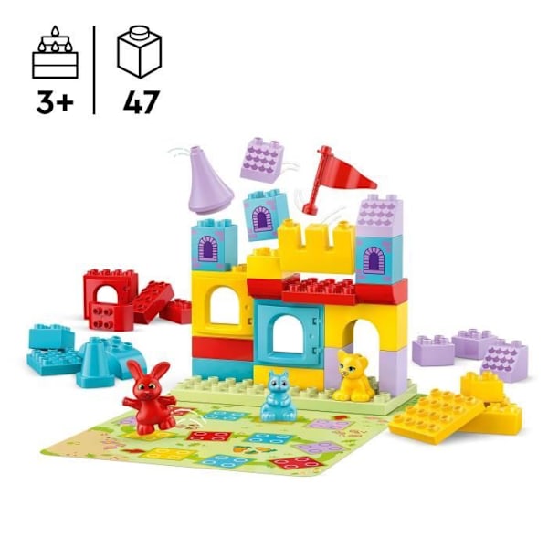 LEGO DUPLO 10450 Hopsy Slotspillet - Byggesæt Til Børn Fra 3 År Med Dyr Flerfärgad