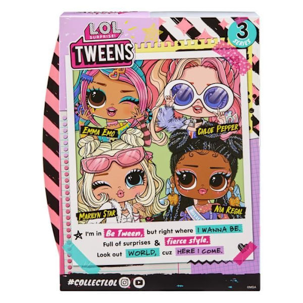 LOL Surprise - Tweens Series 3 - 15 cm modedocka - Marilyn Star