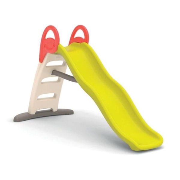 Dobbeltblæst bølgerutschebane Smoby Funny - Rød/Grøn - Rutsjebane 2m - H 118cm röd grön