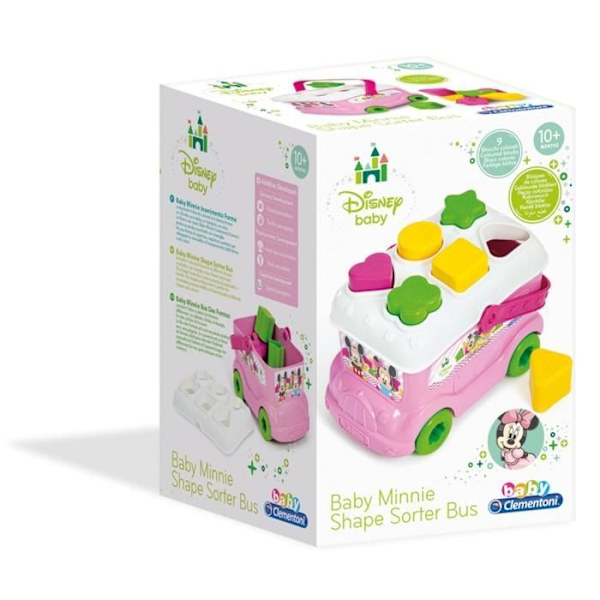 CLEMENTONI Disney Baby - Minnie's shapes bus - Spel för tidig inlärning Minnie