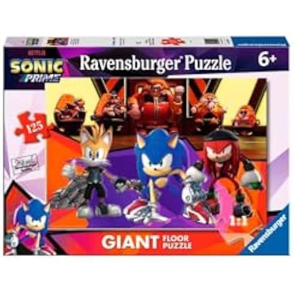 Pussel - RAVENSBURGER - 05694 - Multicolor - 125 bitar - Tema Sonic Flerfärgad