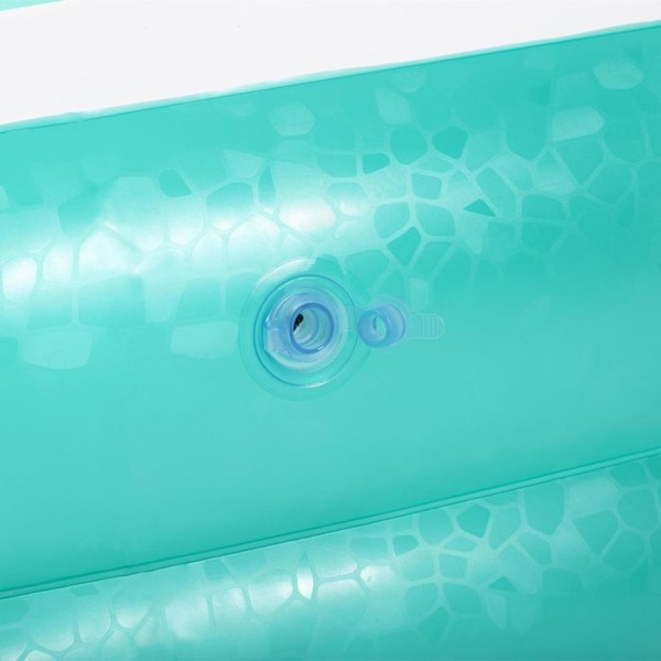 Børneopblæsning swimmingpool - Bestway - Rektangulær - 201 x 150 x 51 cm - Blå